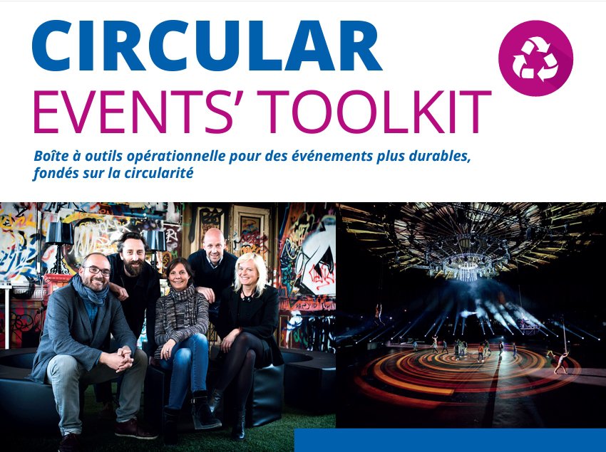 Le Circular Event Toolkit, une boîte à outils pour des événements écoresponsables